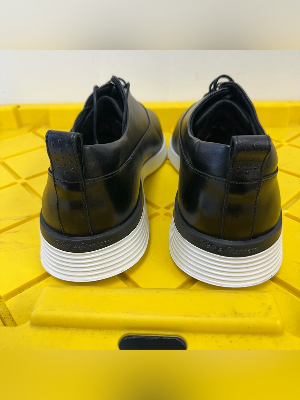 Wolf & Shepherd Crossover Longwing Oxford Shoes Sneakers Onyx Black Mens 12.5 - Picture 5 of 11
